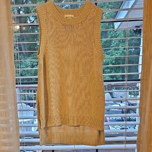 H&M High-Low Sleeveless Sweater Top